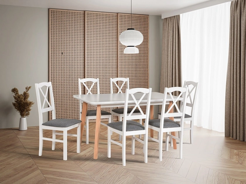 Białe krzesła - kompletny przewodnik po stylach, materiałach i aranżacji