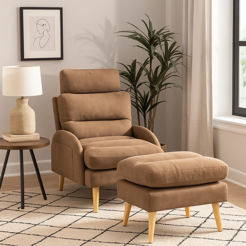 Fotel wypoczynkowy z podnóżkiem - Twój klucz do komfortu i zdrowego relaksu