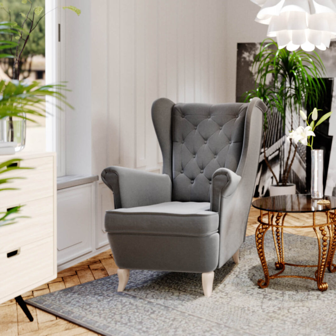 Fotele uszaki szare - Twój kącik komfortu i stylu w domu