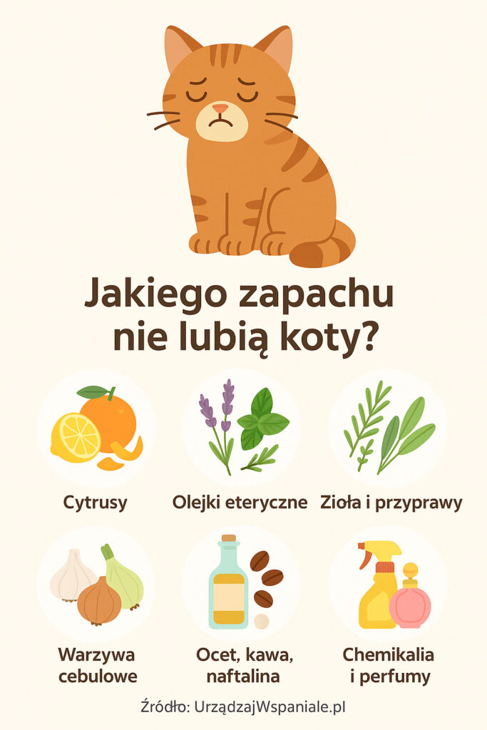Zapachy odstraszające koty