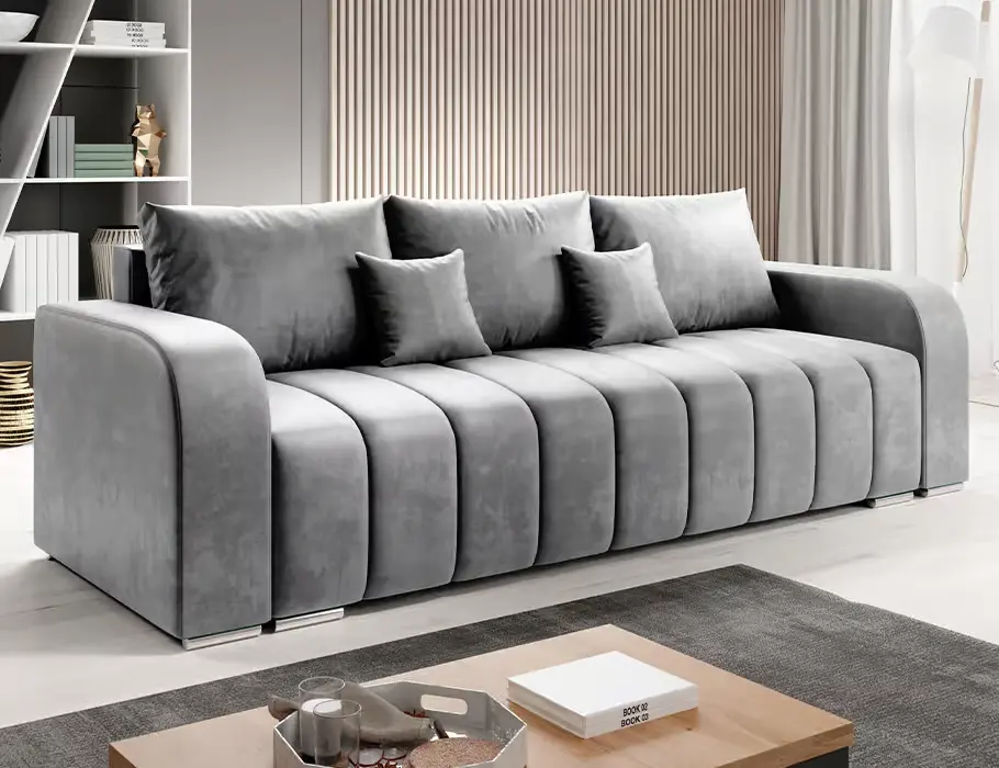 Kanapa szara - uniwersalna baza dla twojego salonu - poznaj style, kolory i inspiracje!